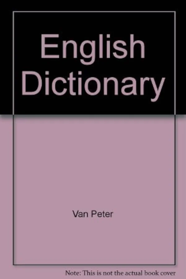 9781855342217 | English Dictionary