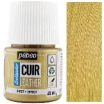 Pebeo Cuir Leather Metal Gold